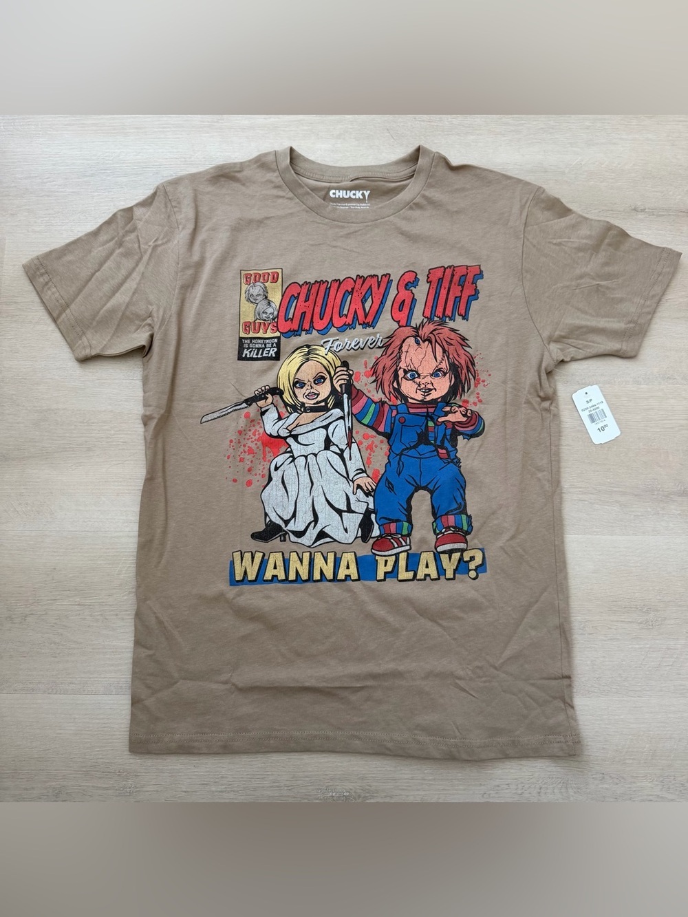Chucky & Tiff Forever T-Shirt, Brown
